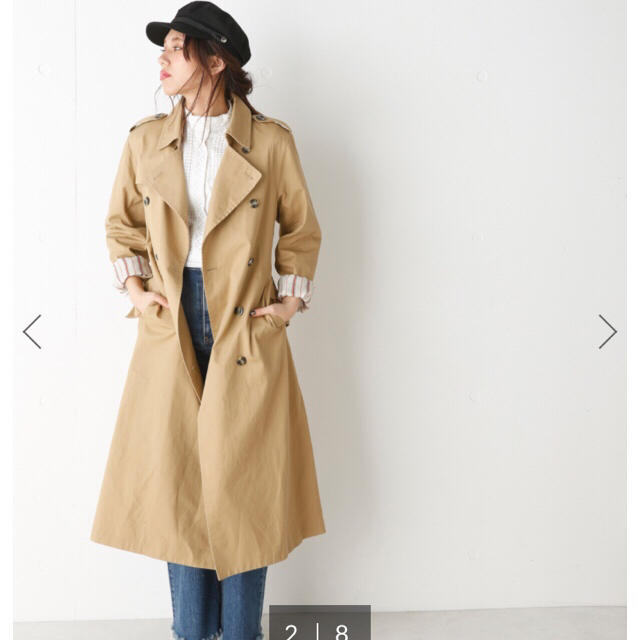 SLY(スライ)のSLY EDIE LONG TRENCH COAT レディースのジャケット/アウター(トレンチコート)の商品写真