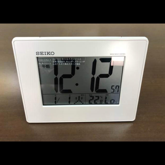SEIKO(セイコー)のセイコークロック　SEIKO　掛け時計 壁掛け　置き時計　目覚まし時計　電波時計 インテリア/住まい/日用品のインテリア小物(置時計)の商品写真
