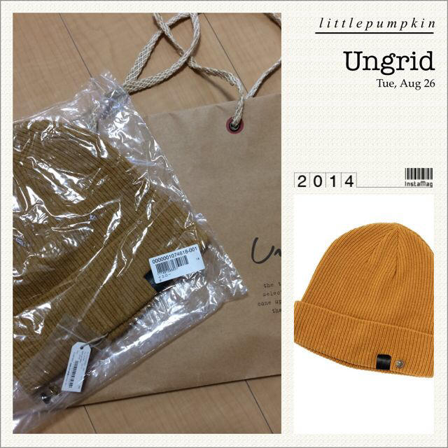 Ungrid(アングリッド)のカラーニット帽 レディースの帽子(ニット帽/ビーニー)の商品写真