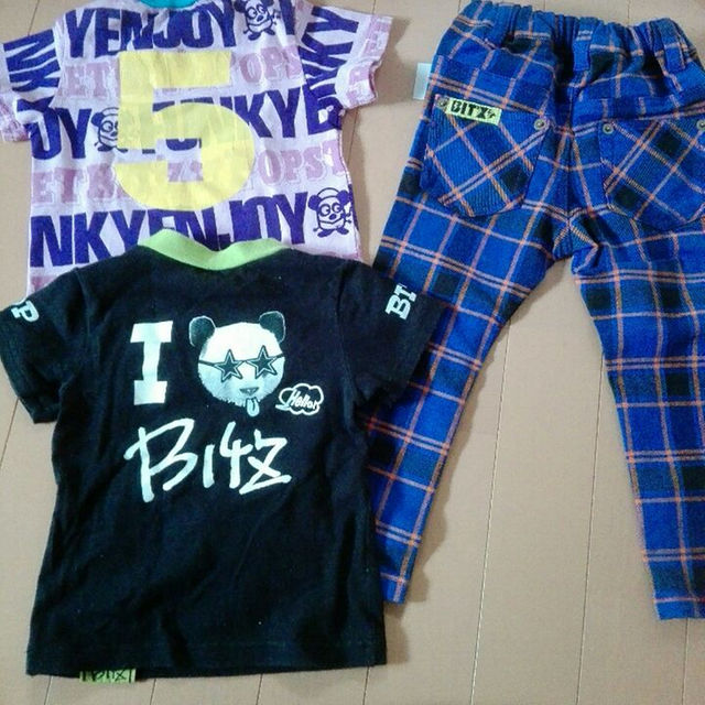 Bit'z(ビッツ)の新品☆ビッツ☆90☆Tシャツ☆ズボン☆3着セット☆BREEZE☆BIT'Z☆福袋 キッズ/ベビー/マタニティのベビー服(~85cm)(その他)の商品写真