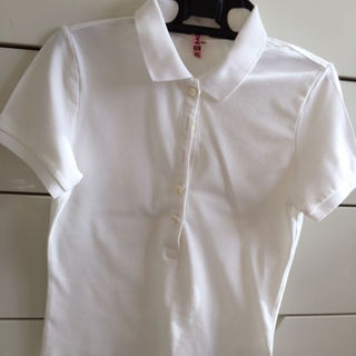 ムジルシリョウヒン(MUJI (無印良品))のMUJI ポロシャツ 白(ポロシャツ)