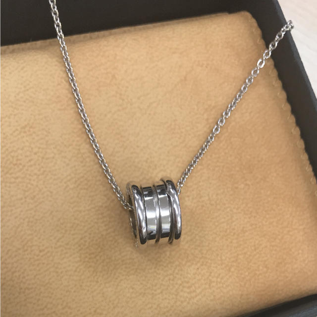 売れ筋】 BVLGARI - BVLGARI ブルガリ ネックレス WG ビーゼロワン ...