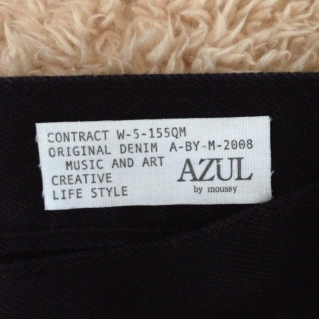 AZUL by moussy(アズールバイマウジー)のAZUL/ショートパンツ レディースのパンツ(ショートパンツ)の商品写真