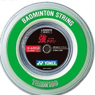 ヨネックス(YONEX)のヨネックス（YONEX）　ガット　バドミントン用 強チタン　ホワイト 100m(その他)