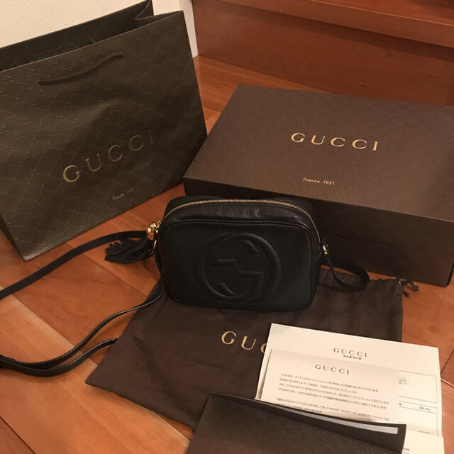 サイズ交換OK】 GUCCI - Gucci ソーホーディスコバック 購入証明書