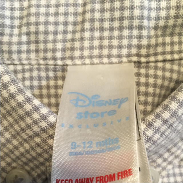 Disney(ディズニー)のチェックシャツ キッズ/ベビー/マタニティのベビー服(~85cm)(シャツ/カットソー)の商品写真