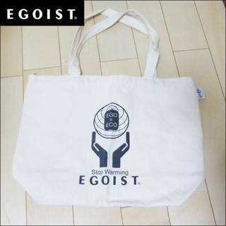 エゴイスト(EGOIST)の美品　エゴイスト　ＥＧＯＩＳＴ　エコバッグ　キャンバス　トート　キナリ(トートバッグ)