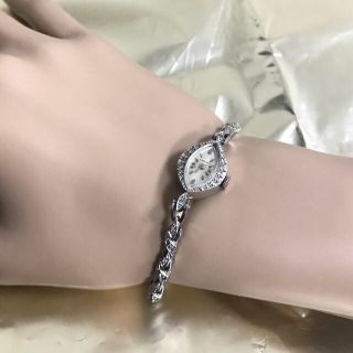 ロンジン(LONGINES)の(ジャズミン様専用)ロンジン レディース アンティーク時計 14KWGケース (腕時計)