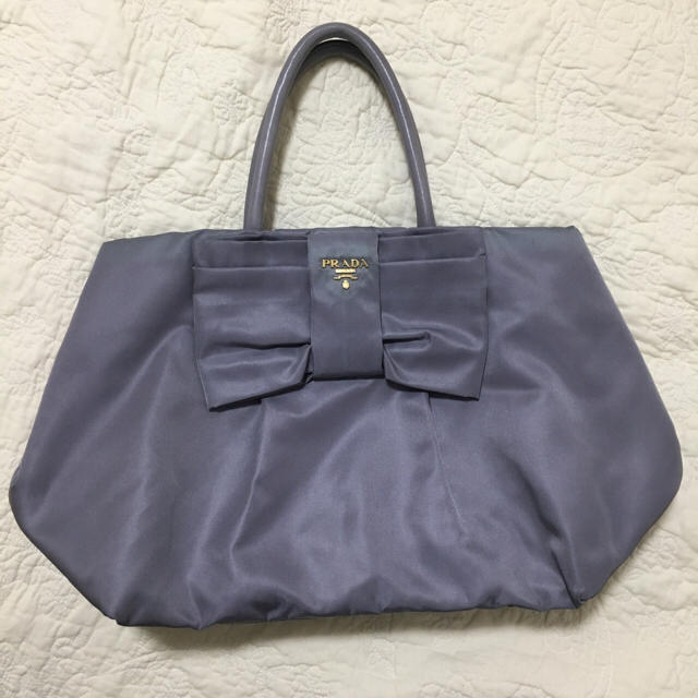 PRADA リボンナイロンバッグ