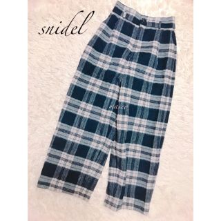 スナイデル(SNIDEL)のsnidel☆ストレートウールワイドパンツ(カジュアルパンツ)