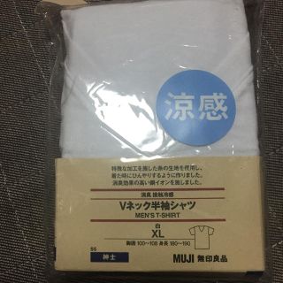 ムジルシリョウヒン(MUJI (無印良品))のVネック半袖シャツ(Tシャツ/カットソー(半袖/袖なし))