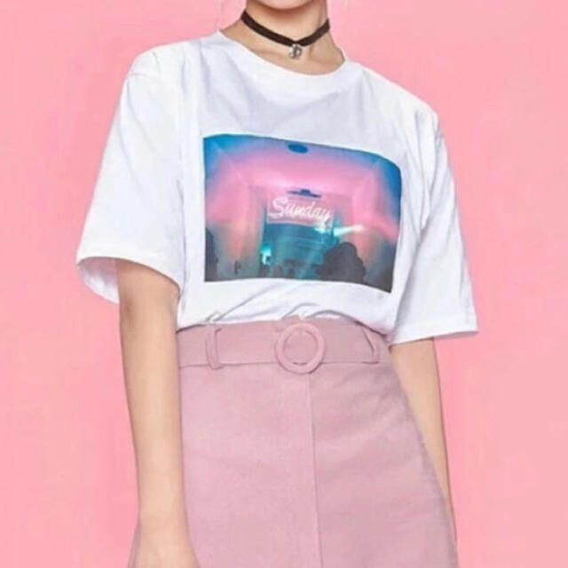 ネオンTシャツ レディースのトップス(Tシャツ(半袖/袖なし))の商品写真