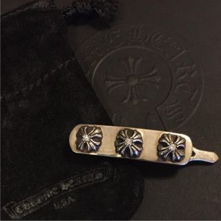 Chrome Hearts - 【レア商品】クロムハーツ 3クロスダイヤ バレッタ Chrome Hearts - 【レア商品】クロムハーツ 3クロスダイヤ バレッタ