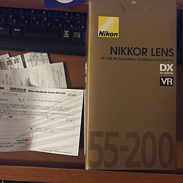 NIKONレンズ55-200新品級-