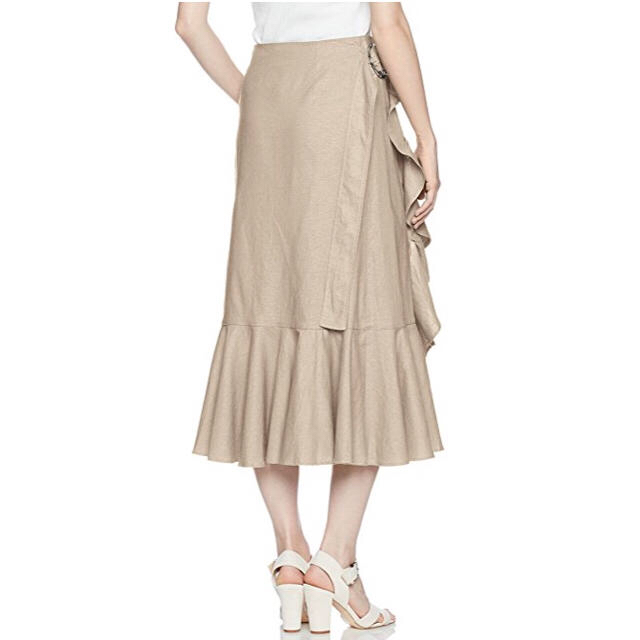 Mila Owen(ミラオーウェン)のmilaowen ミラオーウェン Aライン巻きスカート レディースのスカート(ひざ丈スカート)の商品写真