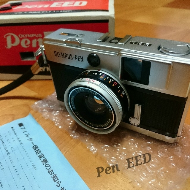 OLYMPUS(オリンパス)の【昭和46年 未使用】オリンパス Pen  レトロ カメラ スマホ/家電/カメラのカメラ(フィルムカメラ)の商品写真