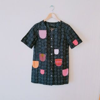 マリメッコ(marimekko)のマリメッコ  marimekko  ハッピードレス  ワンピース(ひざ丈ワンピース)