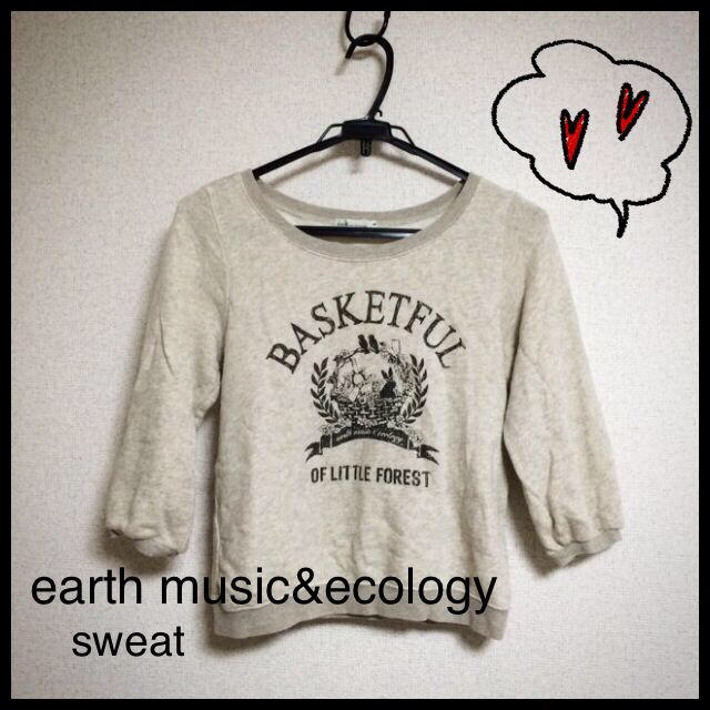 earth music & ecology(アースミュージックアンドエコロジー)のearth♡スウェットトップス レディースのトップス(トレーナー/スウェット)の商品写真