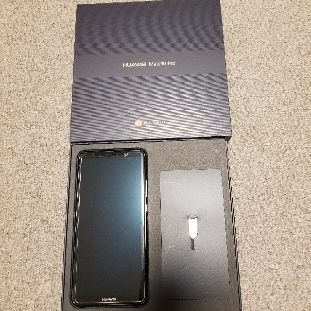 美品　HUAWAI Mate10 Pro チタニウムグレースマートフォン本体