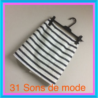 トランテアンソンドゥモード(31 Sons de mode)の可愛い総レーススカート(ミニスカート)