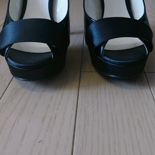 vanitybeauty 黒ﾊｲﾋｰﾙ レディースの靴/シューズ(ハイヒール/パンプス)の商品写真