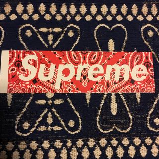 シュプリーム(Supreme)の suprem  シュプリーム ペイズリー ステッカー シール(ノベルティグッズ)