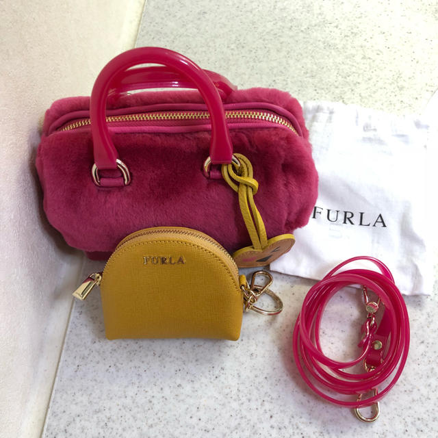 Furla(フルラ)のFURLA キャンディームートンミニボストン バッグ レディースのバッグ(ショルダーバッグ)の商品写真