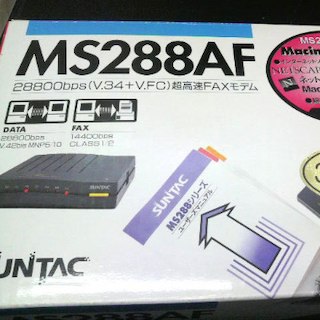 アナログモデム SANTAC MS288AF for Mac(PC周辺機器)