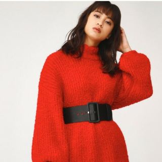 スライ(SLY)のSLY BOUCLE OVER TOPS※期間限定価格(ニット/セーター)