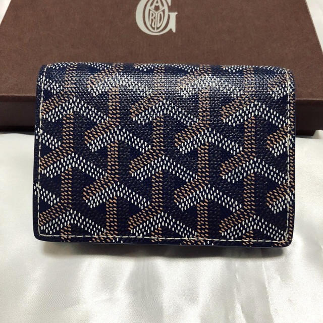 GOYARD - GOYARD ゴヤール 名刺入れ ネイビー 美品の通販 by Rebecca's