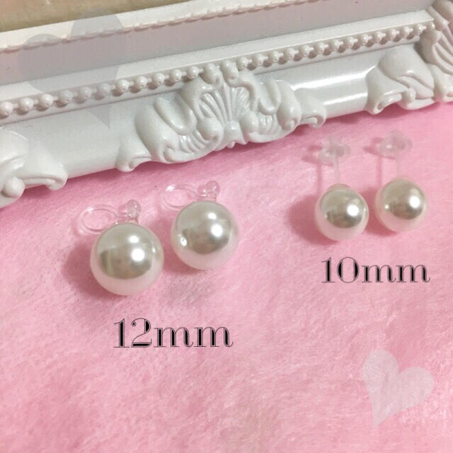 専用♡ パール イヤリング&ピアス ~simple~ ハンドメイドのアクセサリー(イヤリング)の商品写真