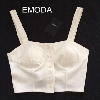 エモダ(EMODA)のEMODA ビスチェ 新品(ベアトップ/チューブトップ)