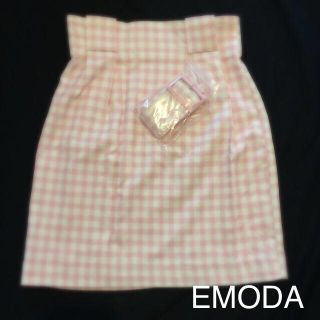 エモダ(EMODA)のEMODA ギンガムチェック 新品(ミニスカート)