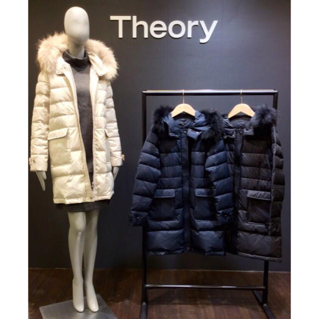 theory❁ロング丈ダウンコートレディース