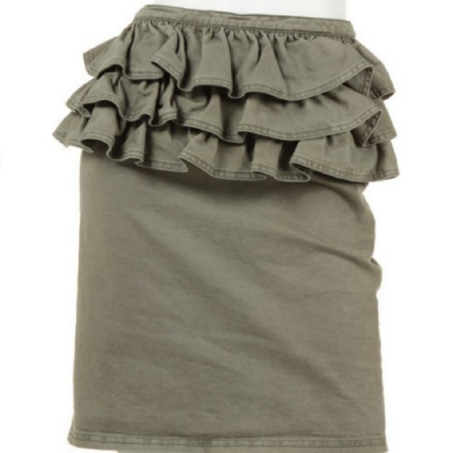 Lily Brown(リリーブラウン)の＊ Lily Brown ＊ ティアードフリルタイトスカート レディースのスカート(ひざ丈スカート)の商品写真