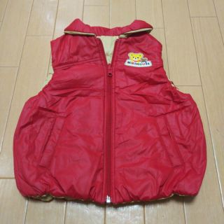 ミキハウス(mikihouse)のミキハウス　リバーシブルベスト    美品(ジャケット/上着)