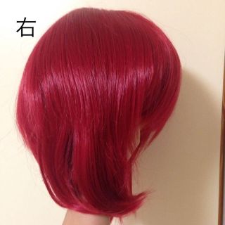 【パーティ】ウイッグ wig レッド 耐熱 ショート ボブ【仮装】(その他)