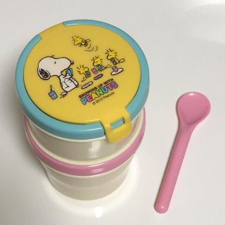 リッチェル(Richell)のおでかけランチくん スヌーピー 赤ちゃんのクール弁当箱(離乳食器セット)