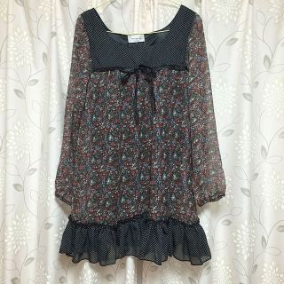 アンティローザ(Auntie Rosa)のみん様専用   ガーリー花柄チュニック♡(チュニック)