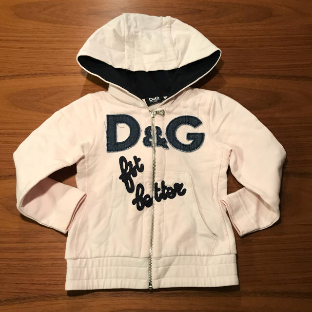 D&G(ディーアンドジー)のD&G junior  パーカー  サイズ2 キッズ/ベビー/マタニティのキッズ服女の子用(90cm~)(ジャケット/上着)の商品写真