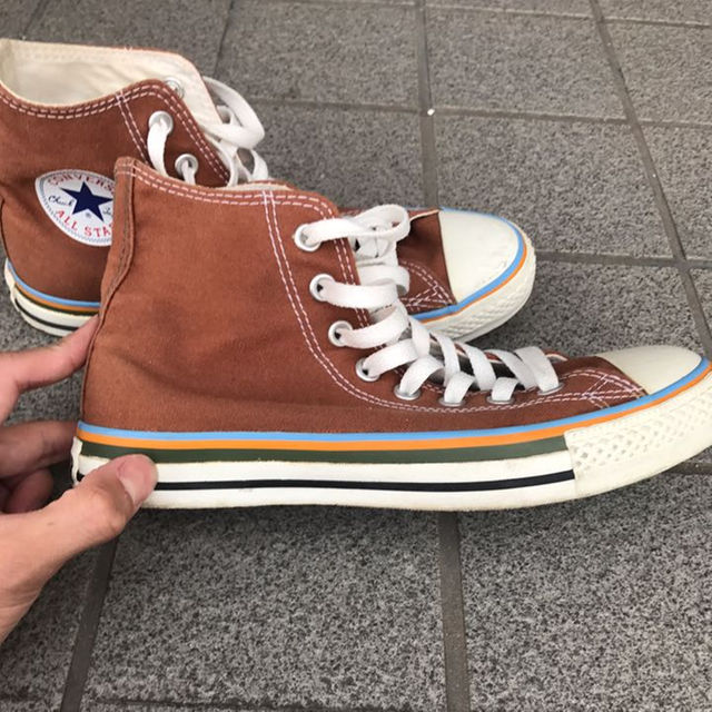 CONVERSE(コンバース)のコンバース オールスター 25.5 茶色 レディースの靴/シューズ(スニーカー)の商品写真