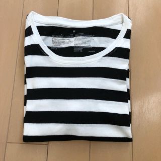 ムジルシリョウヒン(MUJI (無印良品))の【sw様専用】無印 ボーダーTシャツ(Tシャツ(長袖/七分))