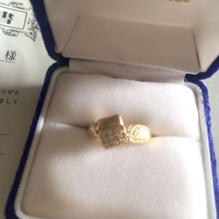 タサキ(TASAKI)の18金ダイヤリング❤️田崎真珠保証書付き(リング(指輪))