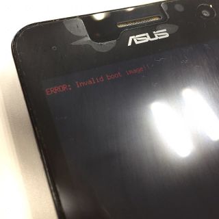 エイスース(ASUS)のASUS Zenfone5 黒 A500KL ジャンク(スマートフォン本体)