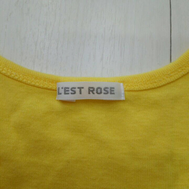 L'EST ROSE(レストローズ)のレストローズ☆黄色Tシャツ レディースのトップス(その他)の商品写真