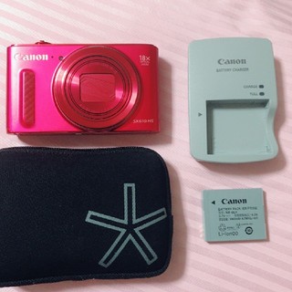 キヤノン(Canon)のCanon SX610HS    (レッド)(コンパクトデジタルカメラ)
