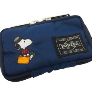 ポーター(PORTER)のスヌーピー×PORTER キーケース (JOE PORTER/ネイビー)(キーケース)