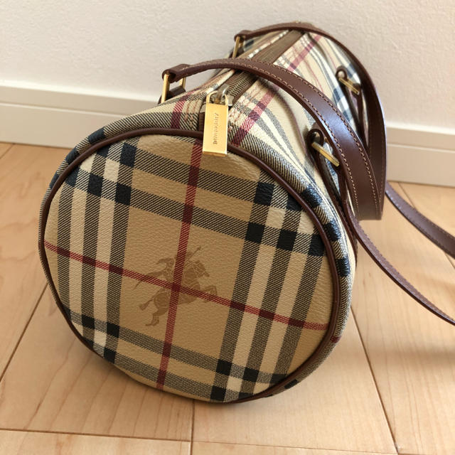 にしすぎて BURBERRY by アリス's shop|バーバリーならラクマ - ♡バーバリーロンドン♡ボストンショルダーバッグ♡の通販 ⅟ショルダー