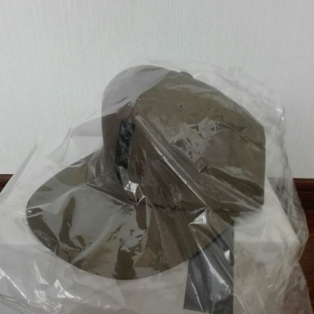 FULL-BK Slicon tag cap khaki メンズの帽子(その他)の商品写真