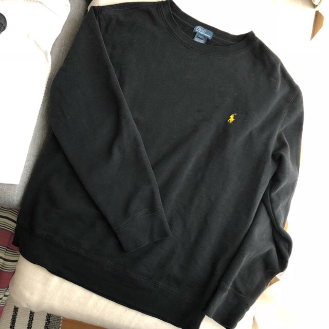 POLO RALPH LAUREN(ポロラルフローレン)のはるか様専用♪2/20までお取り置き^ ^ラルフローレン☆黒スウェット レディースのトップス(トレーナー/スウェット)の商品写真